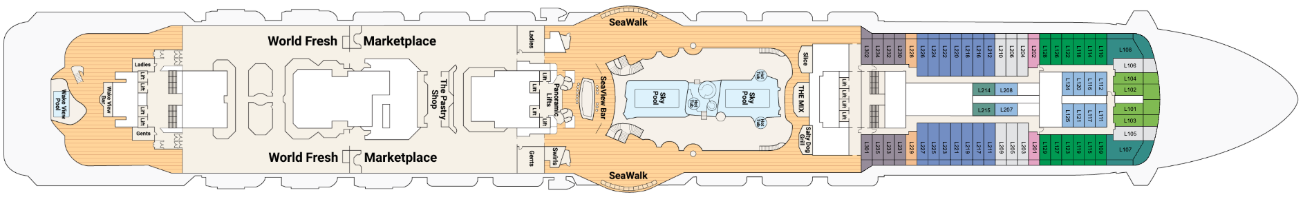 Princess Cruises Sky Princess Deck 16.png